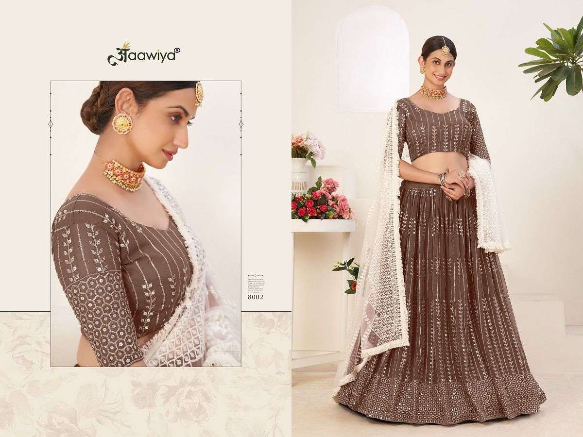 aawaiya siya vol 1 designer georgette lehenga 