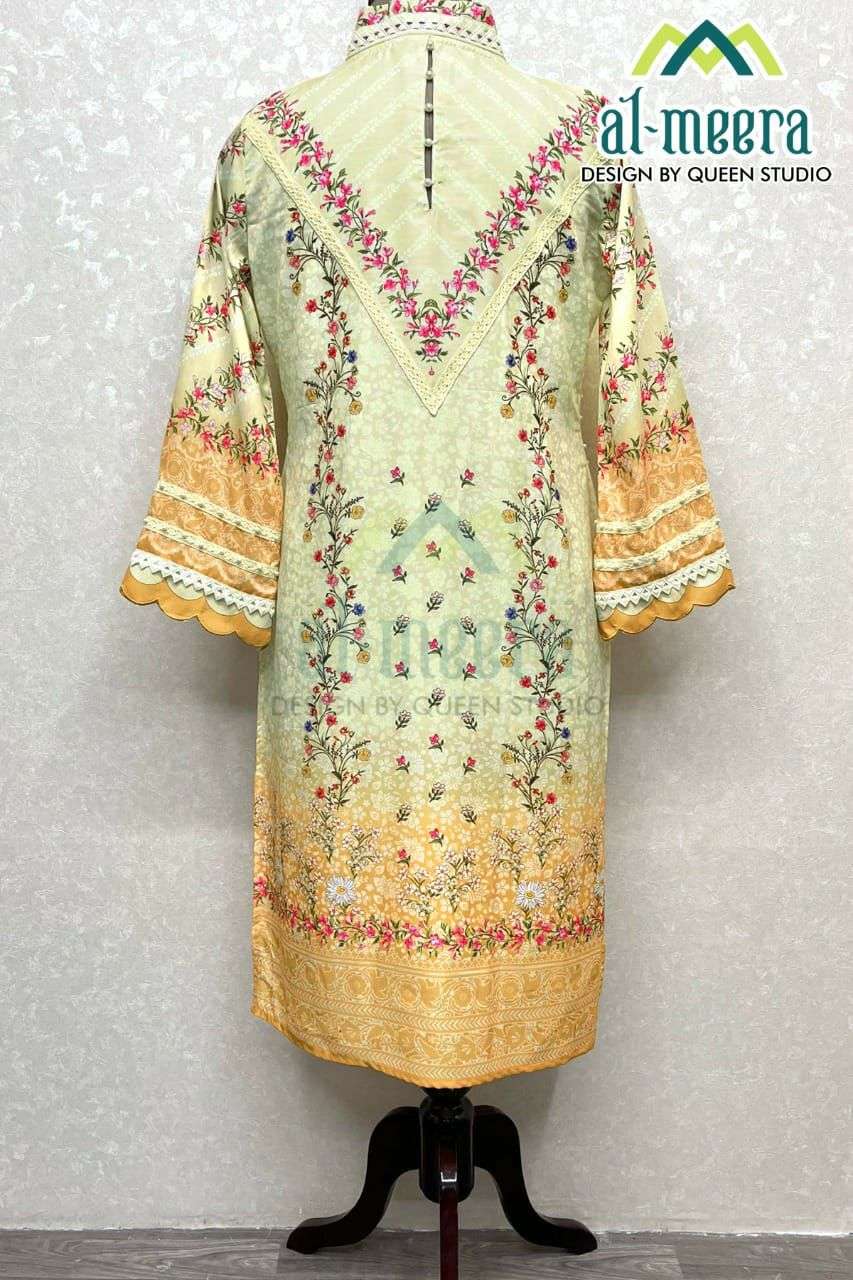 al-meera 1145 designer muslin kurti 