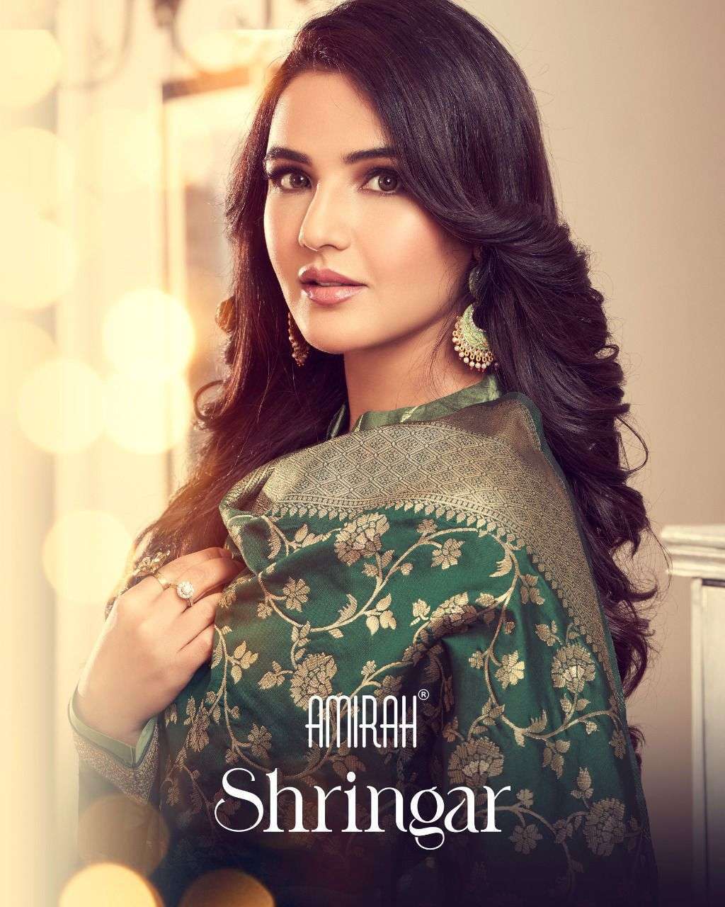 amirah shringar series 16051-16056 heavy modal satin silk suit 