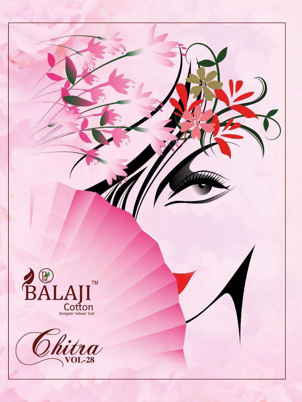 balaji cotton chitra vol 28 series 2801-2812 cotton suit 