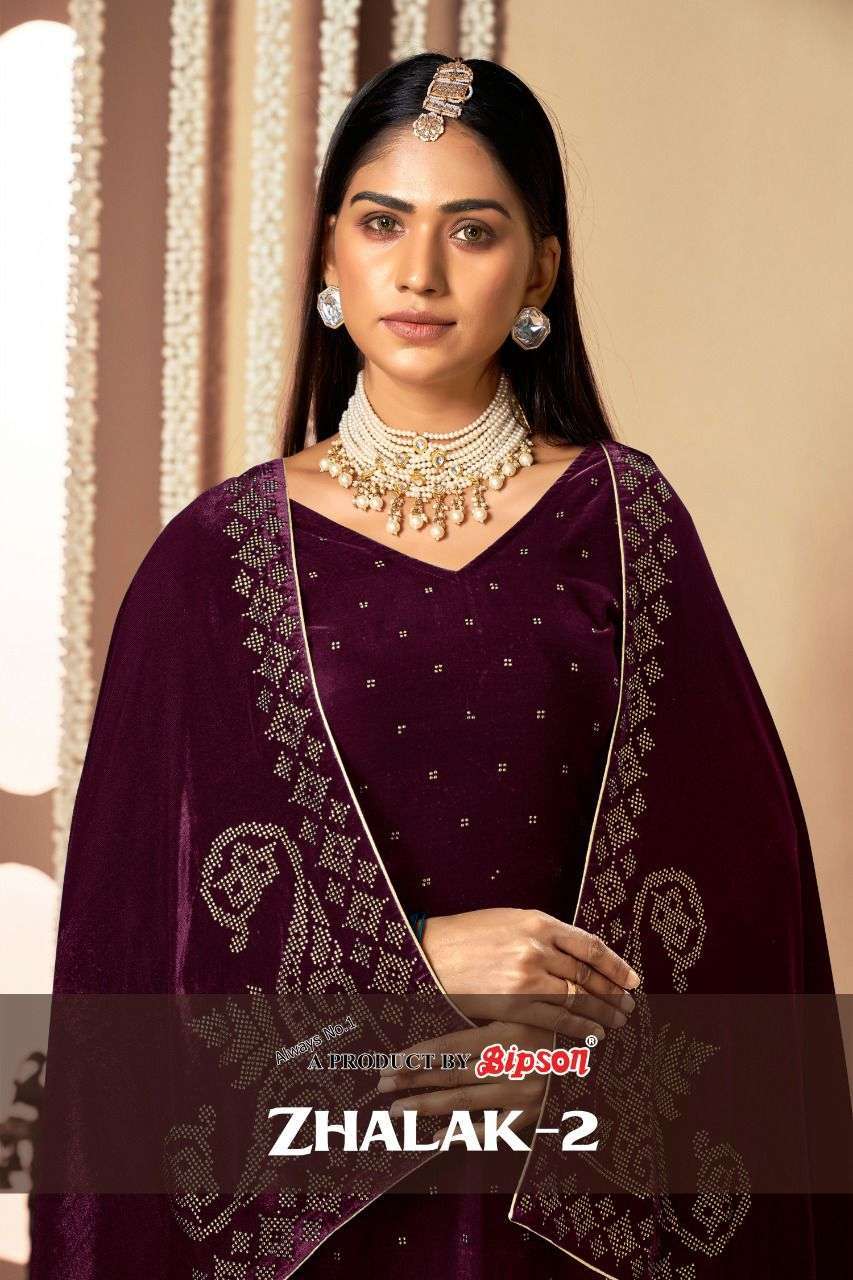 bipson zhalak series 9001-9004 pure viscose suit 