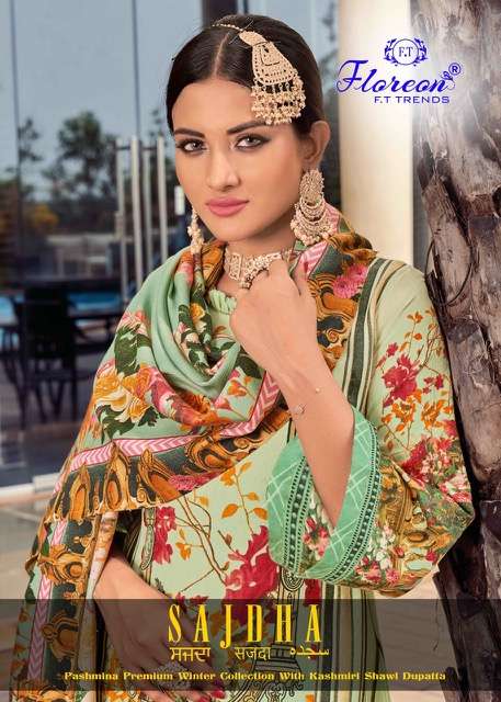 Floreon Sajdah Vol-1 series 3001-3010 pure dobby cotton suit 