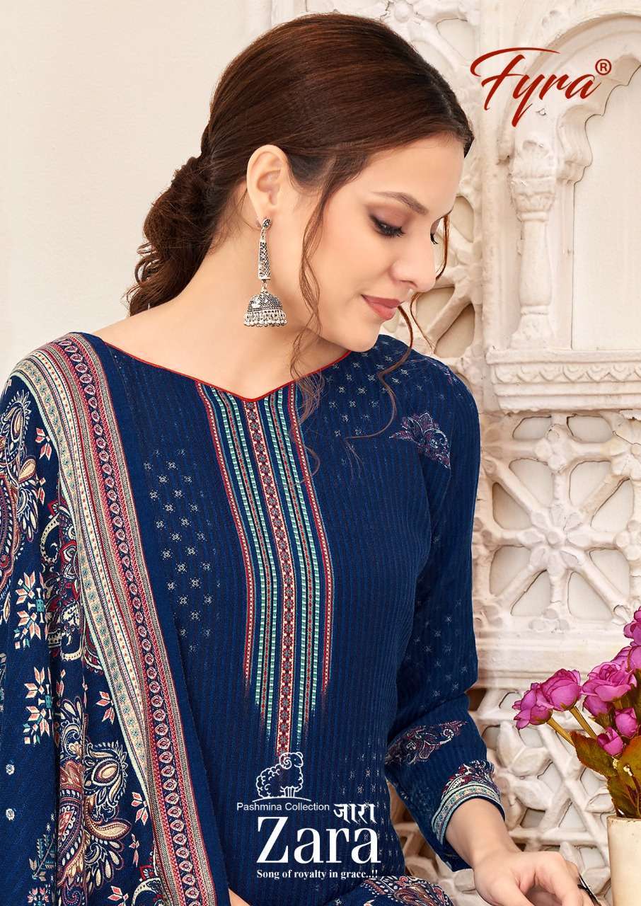 fyra zara series 939001-939010 pure pashmina suit