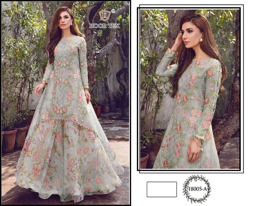 hoor tex 18005 designer heavy georgette suit 