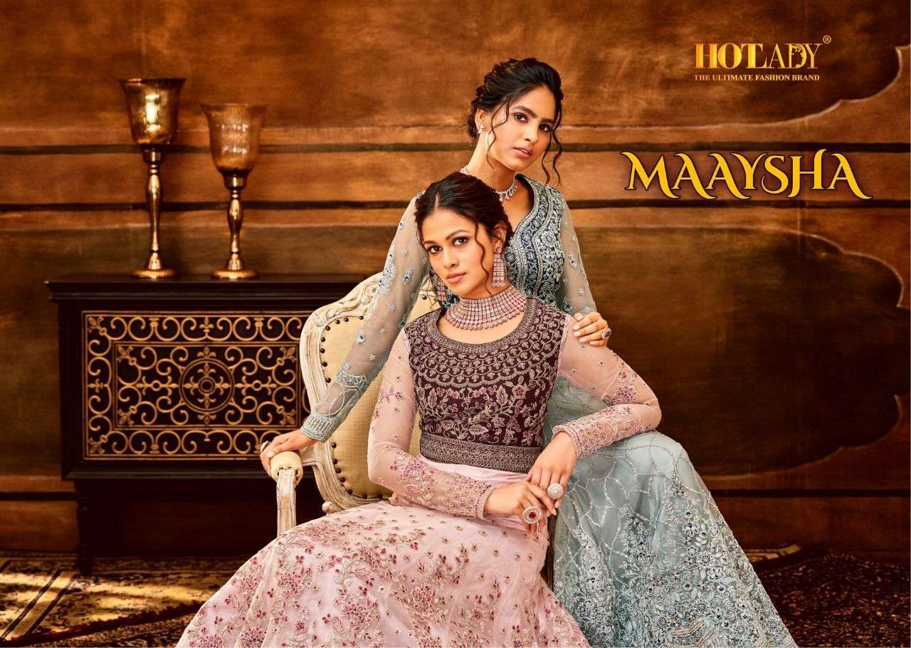 hotlady maaysha series 7921-7925 pure georgette suit 