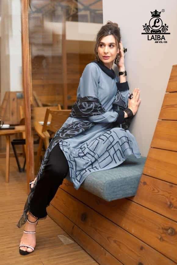 laiba am vol 155 Chinnon Silk readymade suit
