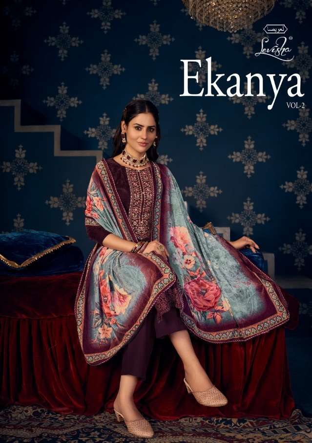 levisha ekanya vol 2 series 8413-8418 pure 9000 velvet suit 