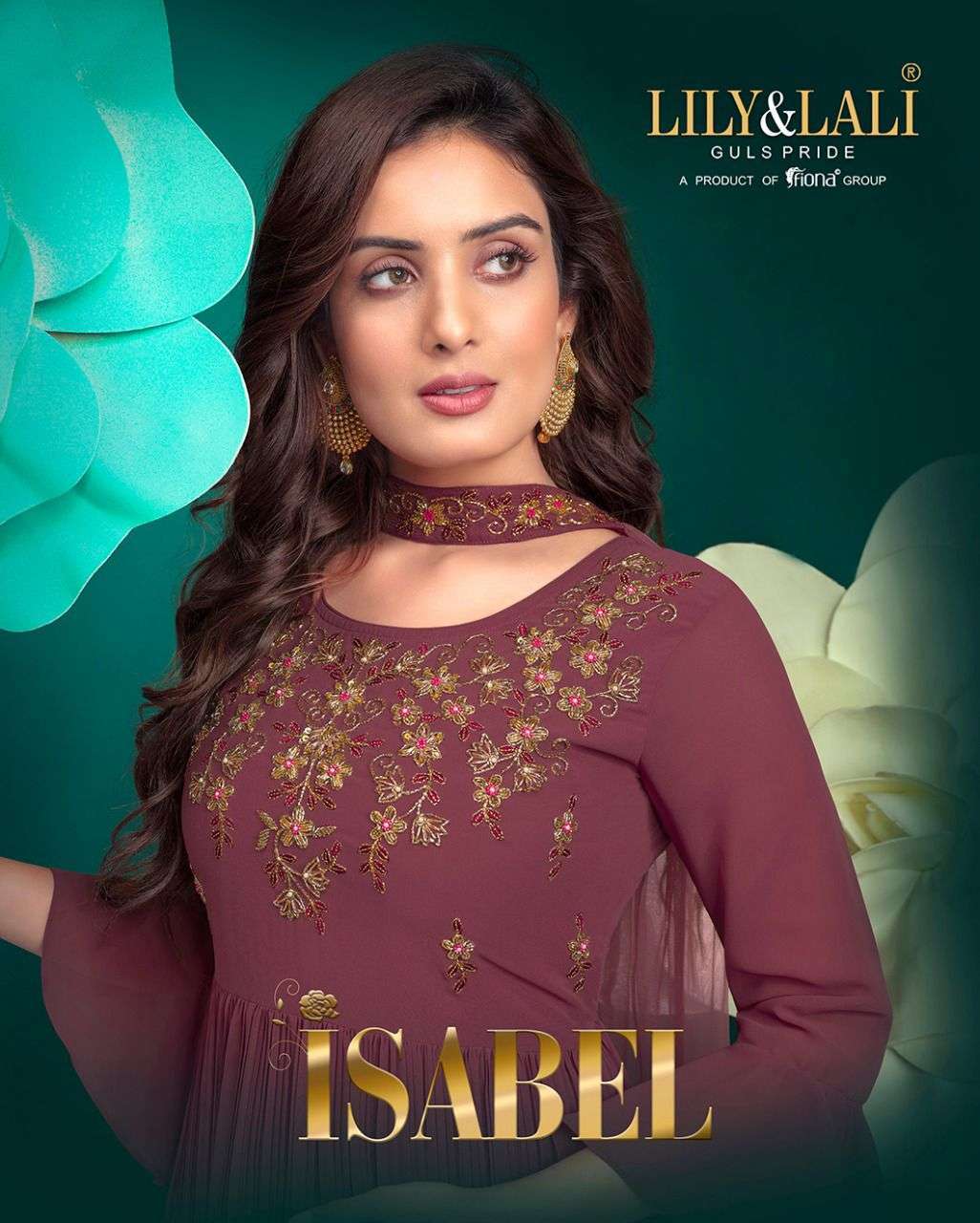 lily & lali isabel series 10071-10074 pure georgette readymade suit