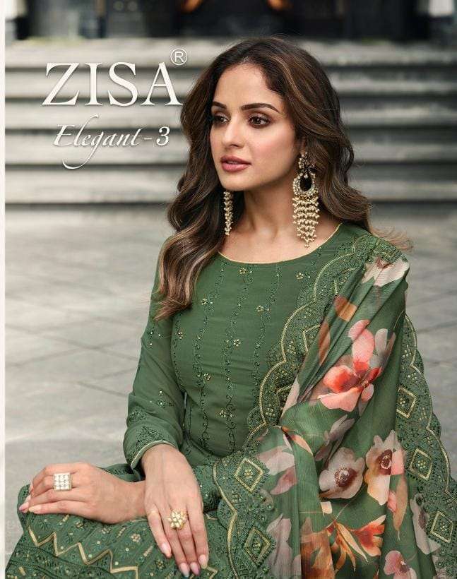 meera trendz zisa elegant vol 3 series 13381-13386 georgette suit 
