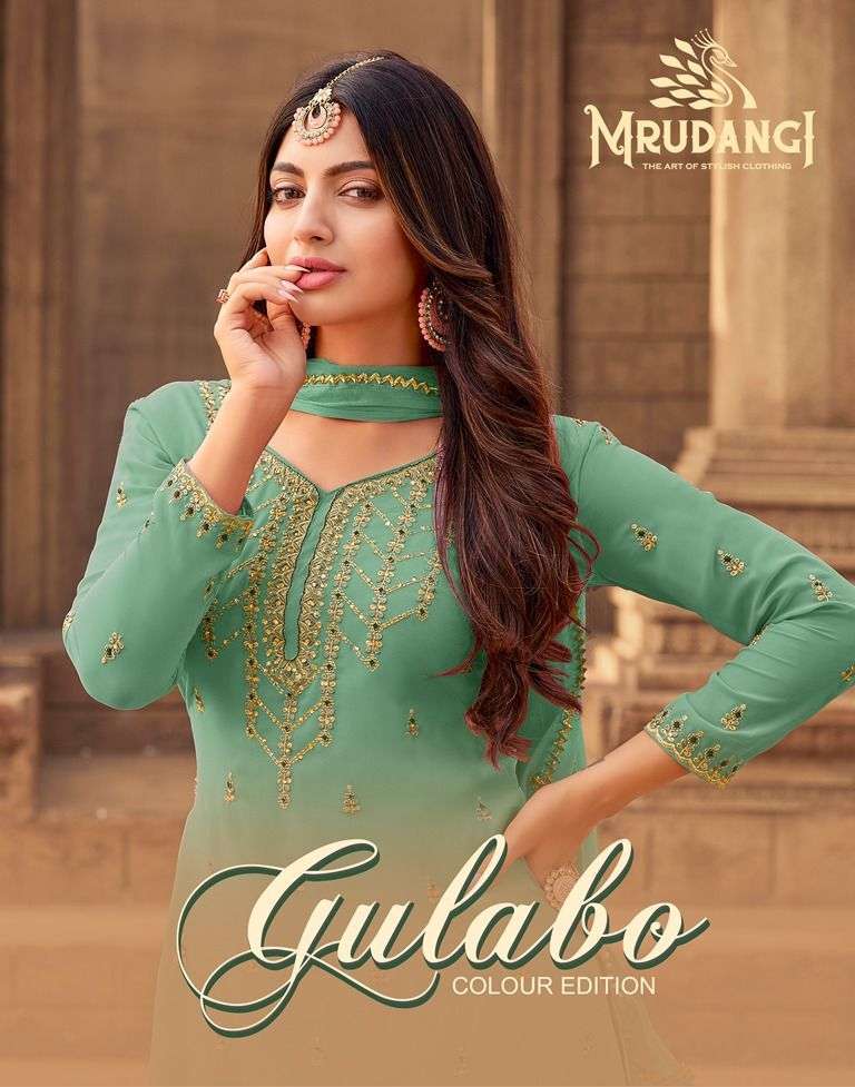 mrudangi gulabo 2011 colours georgette suit