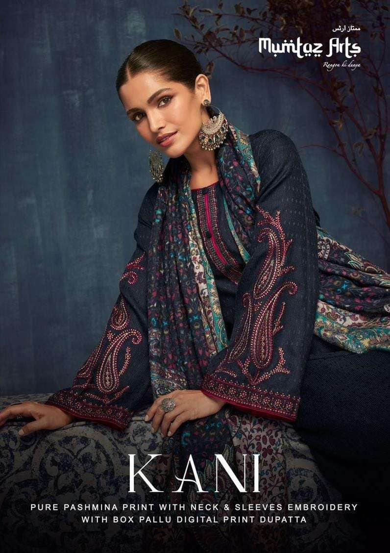 mumtaz arts kani series 5001-5007 pure pashmina suit 