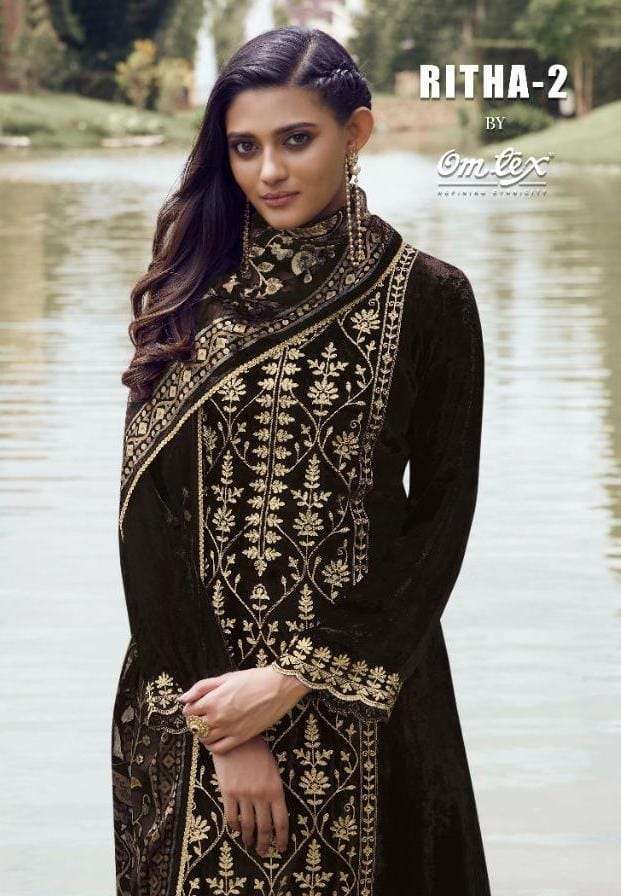omtex ritha vol 2 series 263 pure viscose suit 