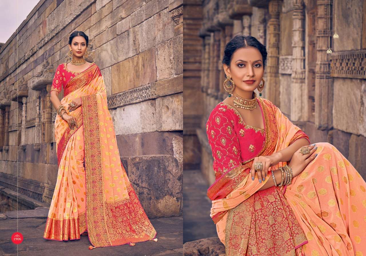 prearna madhubani designer georgette saree 