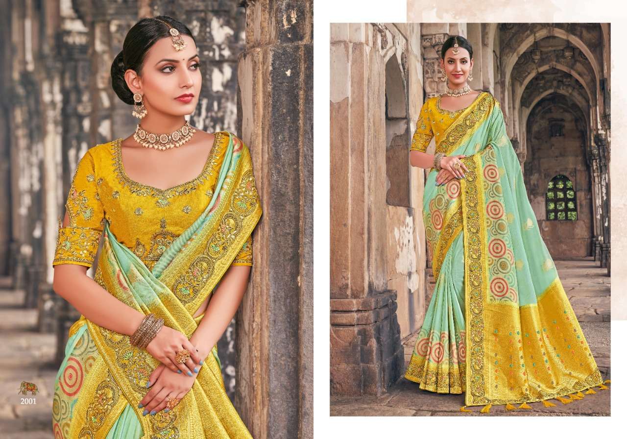 prerana airavat silk series 2001-2008 dola saree