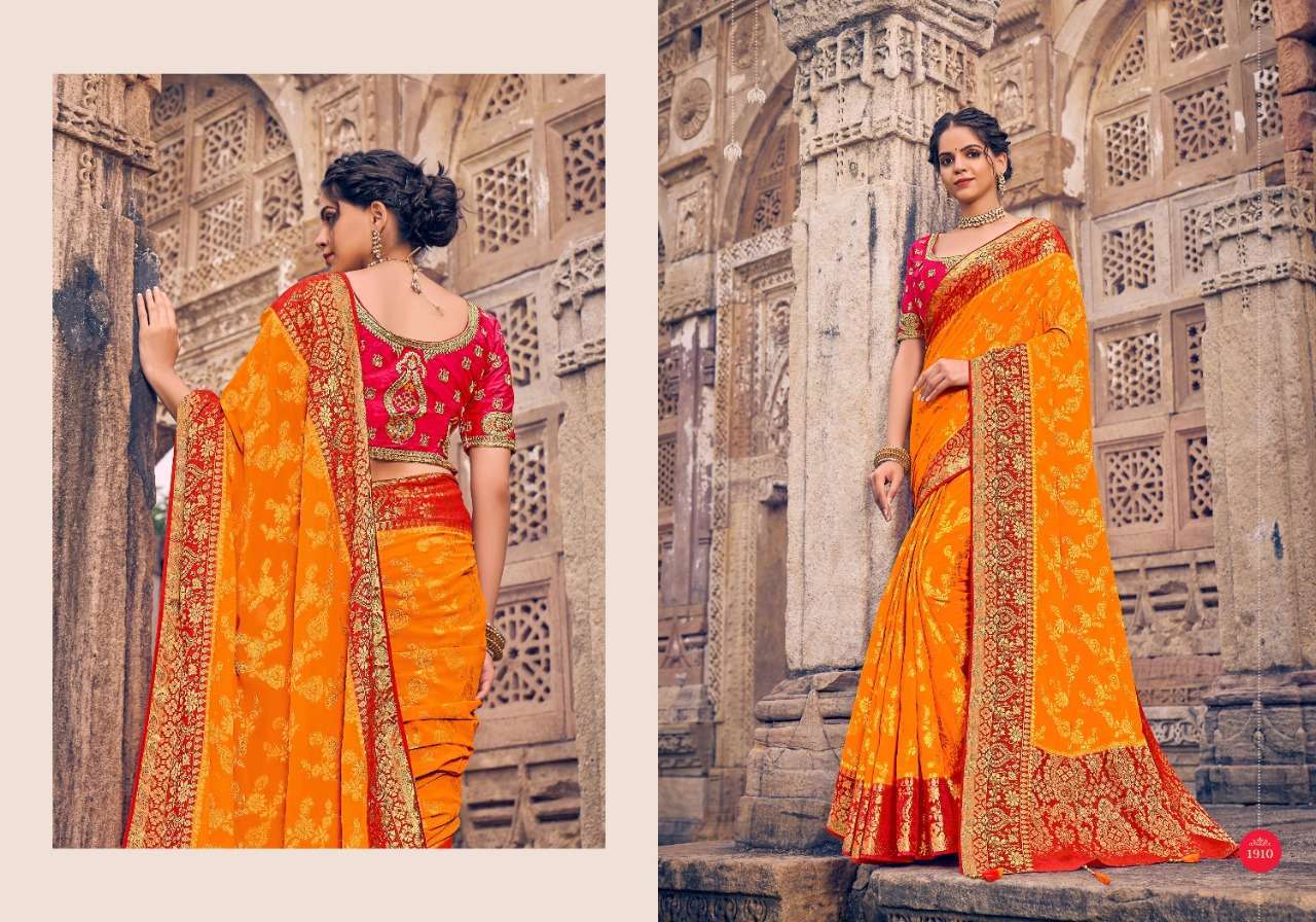 prerana madhubani series 1901-1910 georgette saree