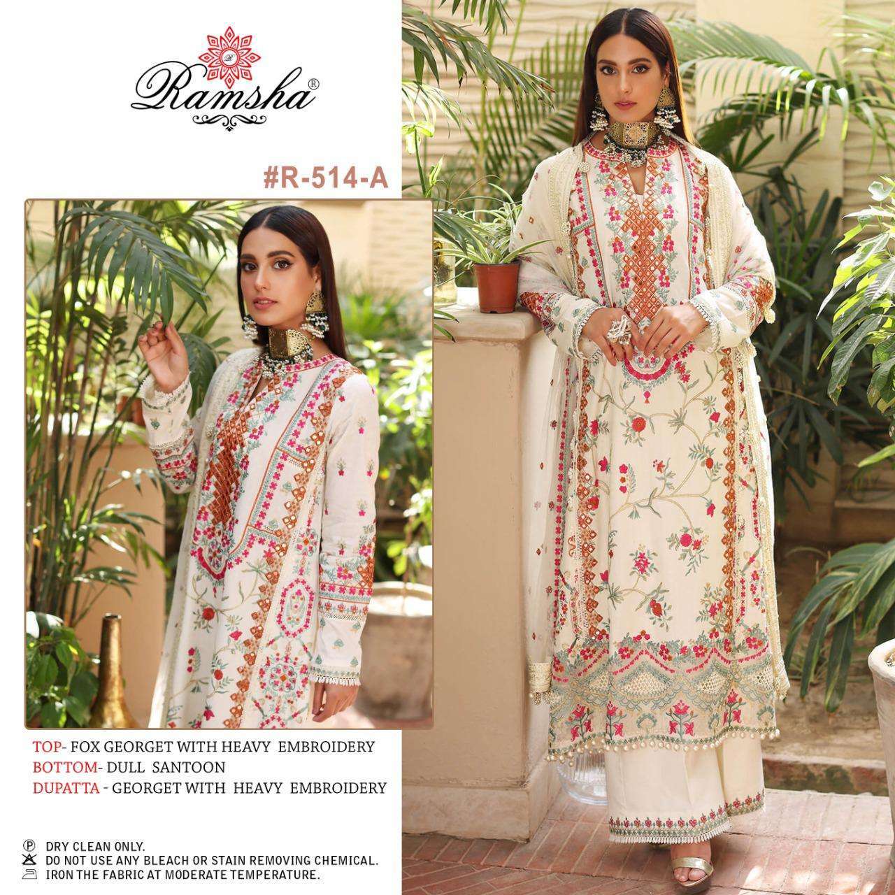 ramsha R-514 nx faux georgette suits 