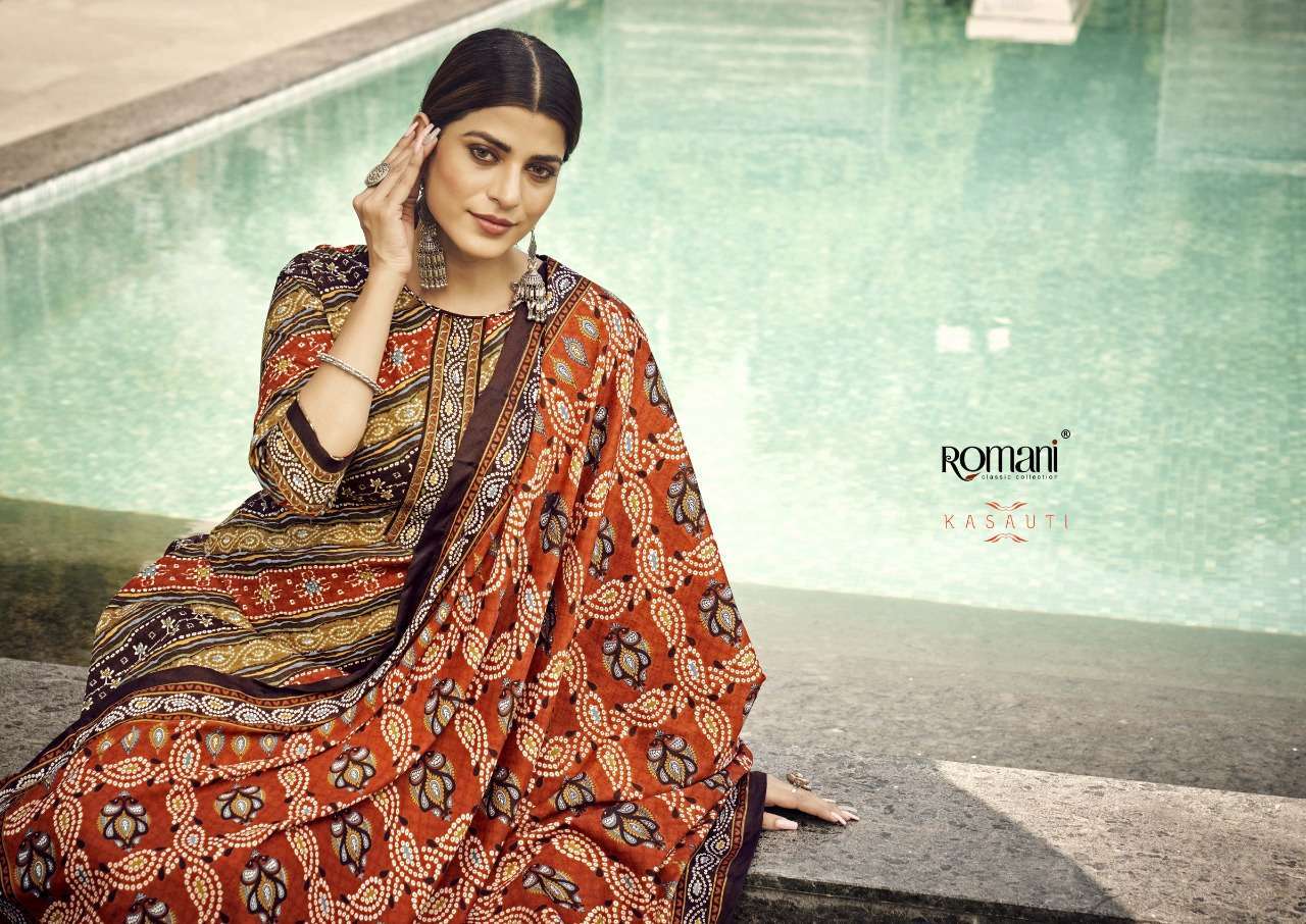romani kasauti series 1065001-1065010 pure pashmina suit