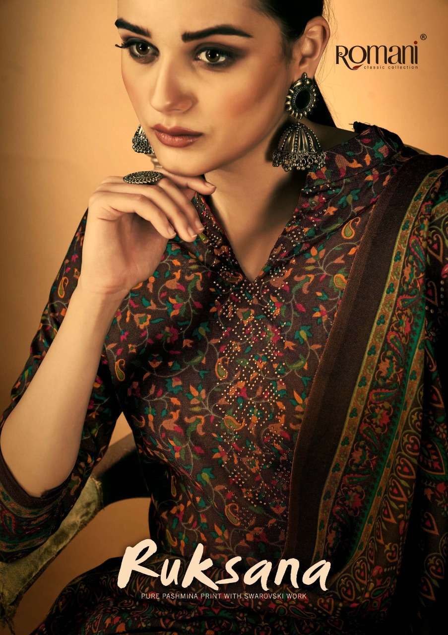 romani ruksana series 1056001-1056010 premium pashmina suit 