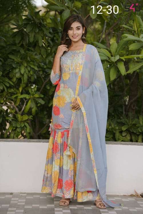 s4u prg 30 classy look readymade 3 piece combo salwar kameez set