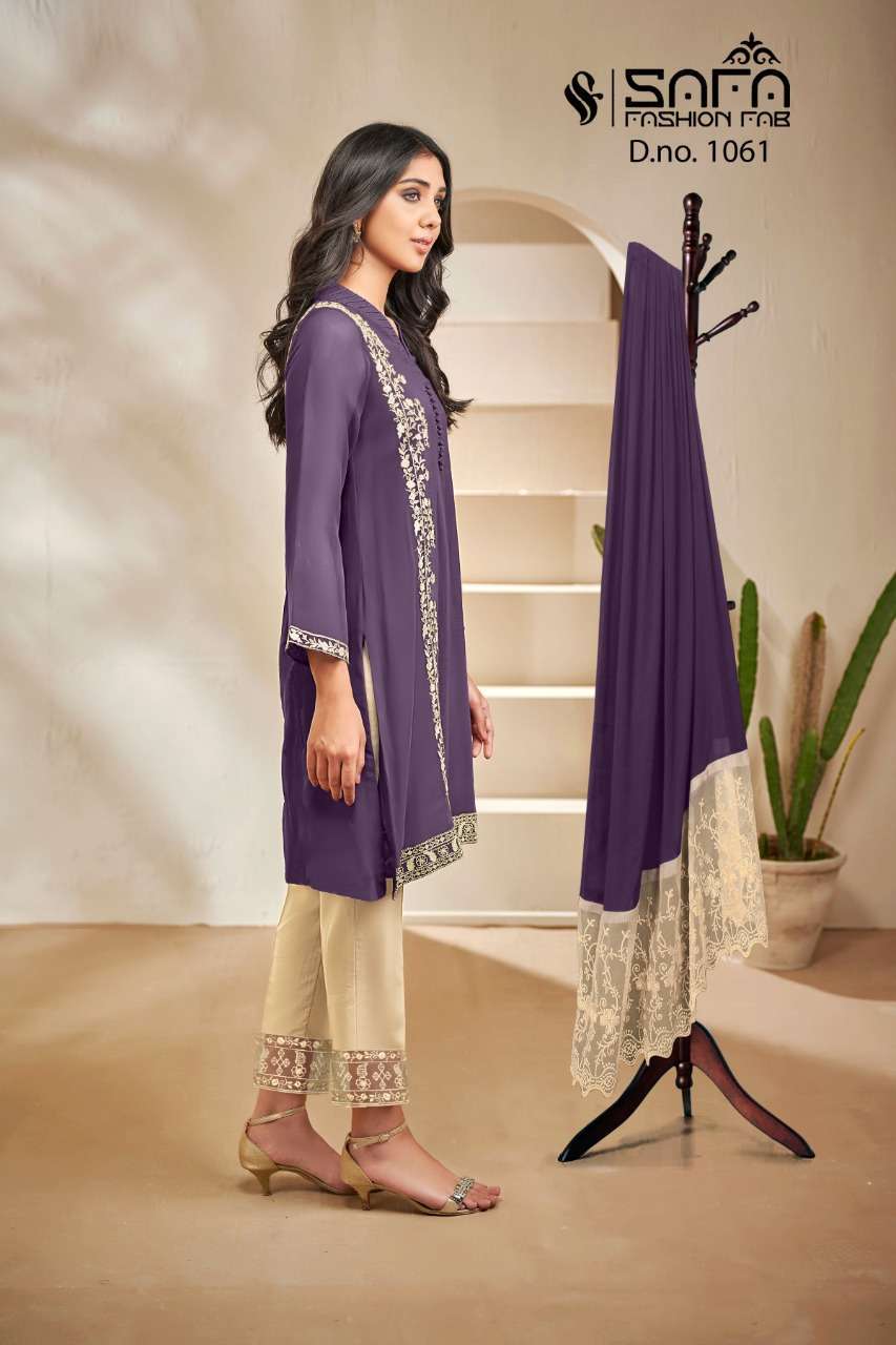 safa fashion sf-1061 Heavy georgette  readymade suit