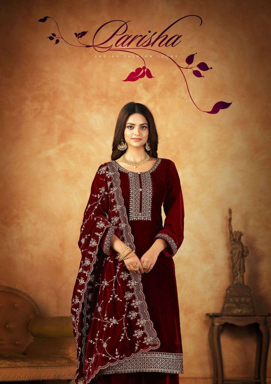 sargam parisha series 805 premium 9000 velvet suit 