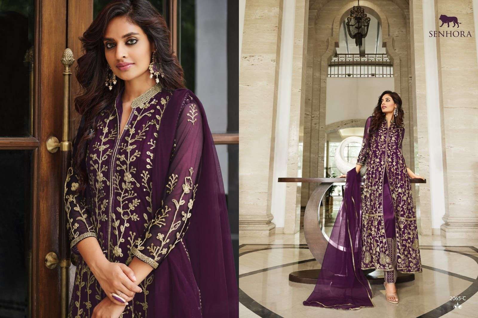 senhora sharmin 2065 colours Pure Butterfly Net suit
