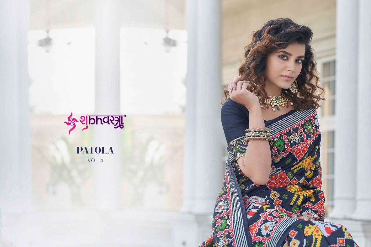 shubhvastra patola vol 4 designer banarasi silk saree 