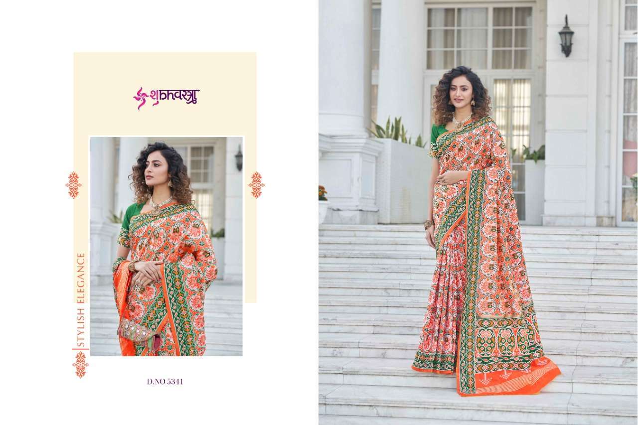 shubhvastra Patola Vol. 5 series 5341-5344 Banarasi Silk Saree