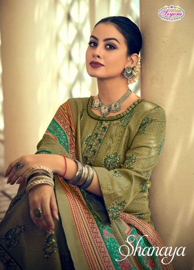 siyoni shanaya series 48001-48008 pure pashmina suit 