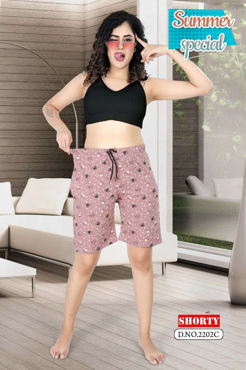 summer special night shorty vol 2202 Shinker Hosiery Cotton shorty