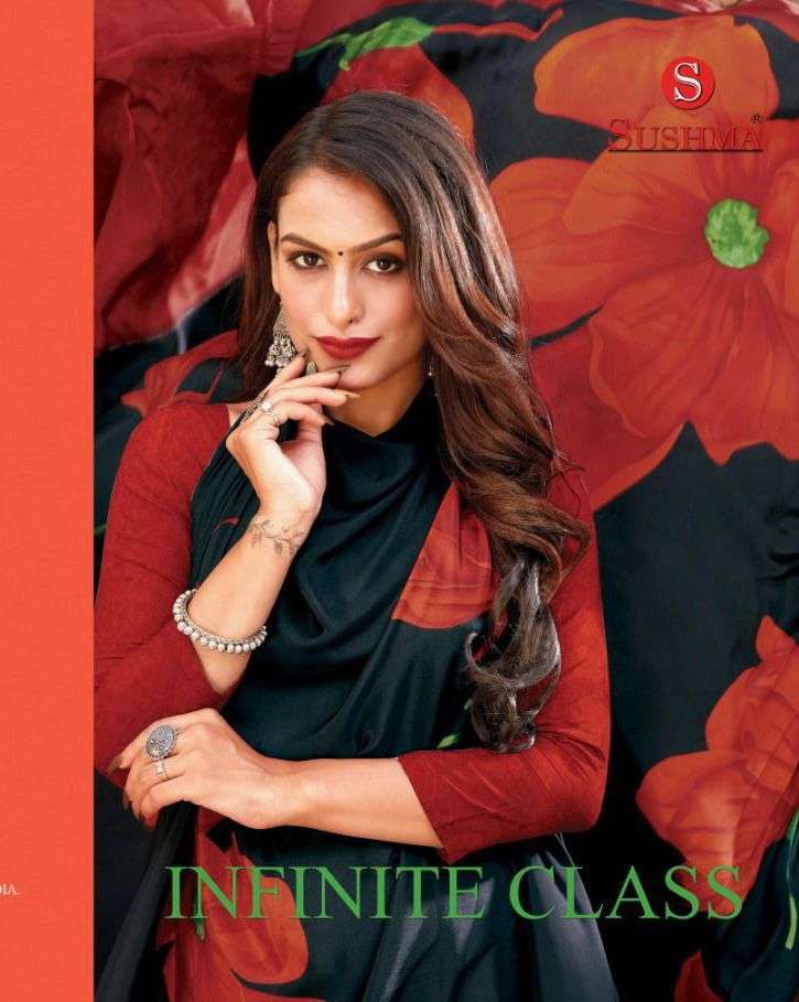 sushma infinite series 95001-95006 crape saree