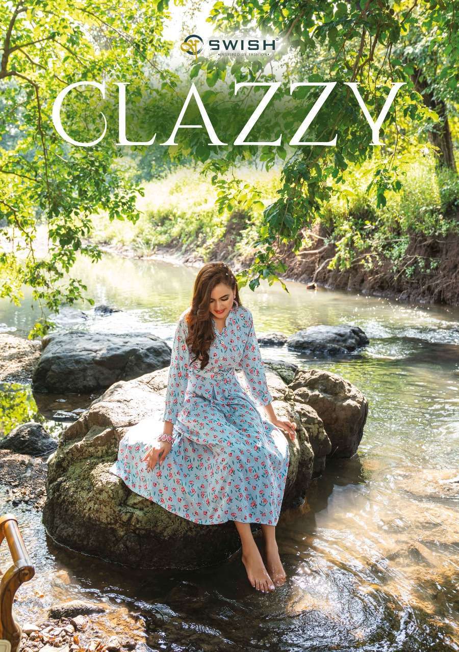 swish clazzy series 101-106 digital rayon viscose kurti 