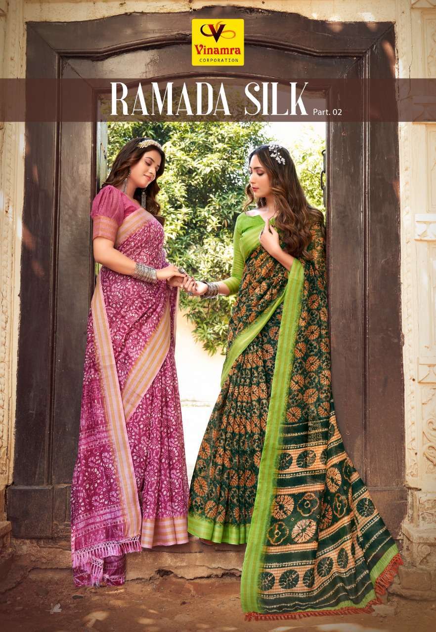 vinamra ramada silk vol 2 series 1109-1116 silk saree