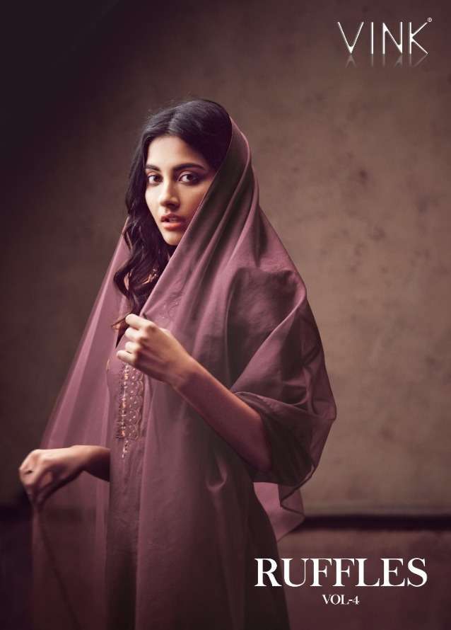 vink ruffles vol 4 series 1701-1706 silk readymade suit 