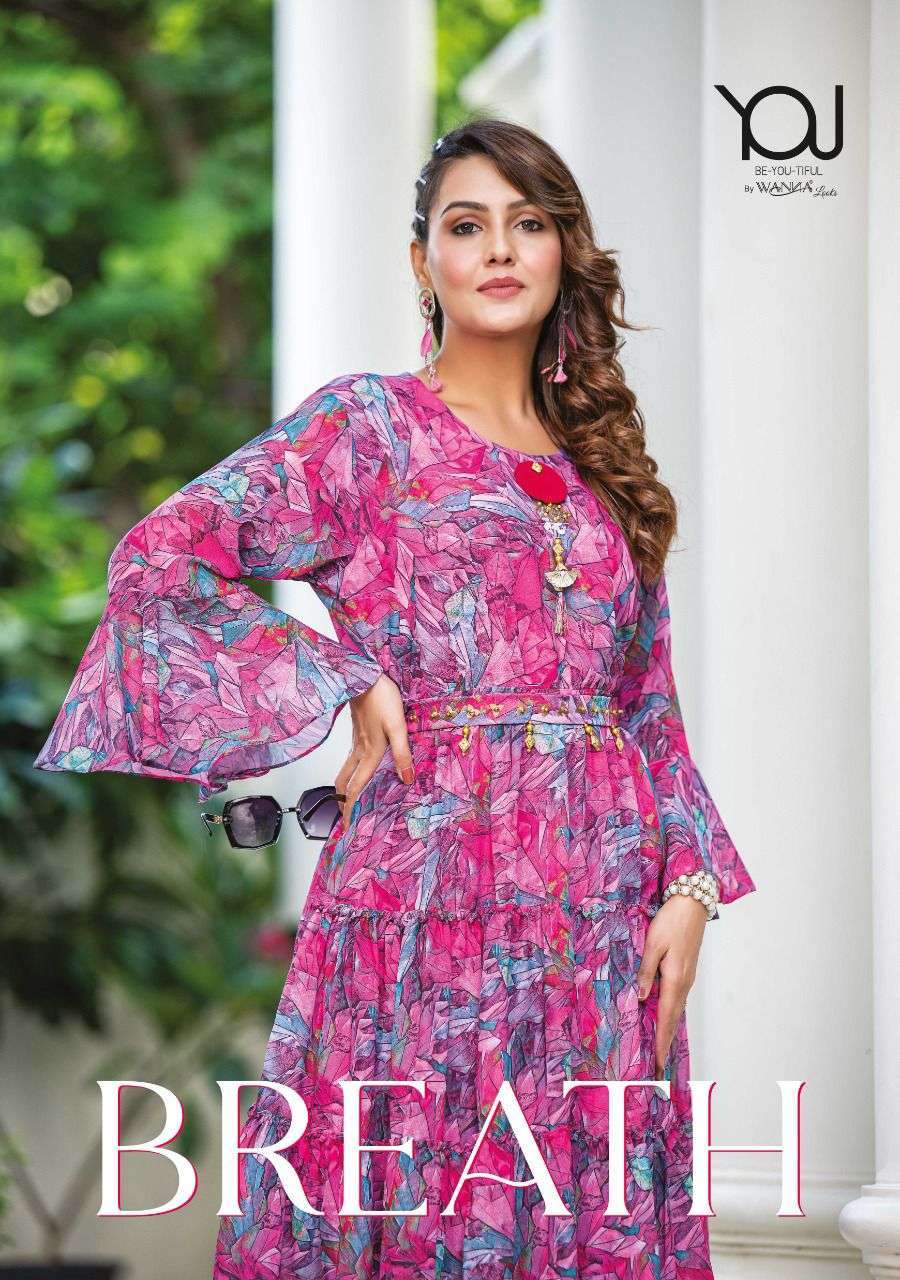 wanna breathe series 101-106 georgette kurti
