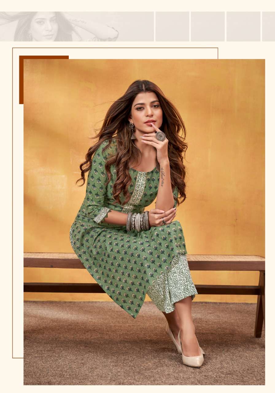 Balaji Shanaya Vol-1 series 1001-1008 pure cotton kurti