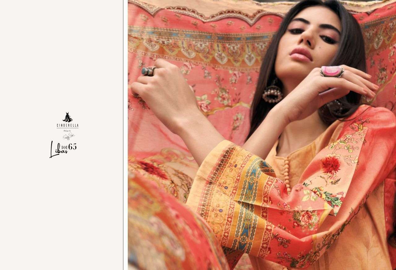 cindrella pak libas series 10160-10167 pure swiss lawn cotton suit 