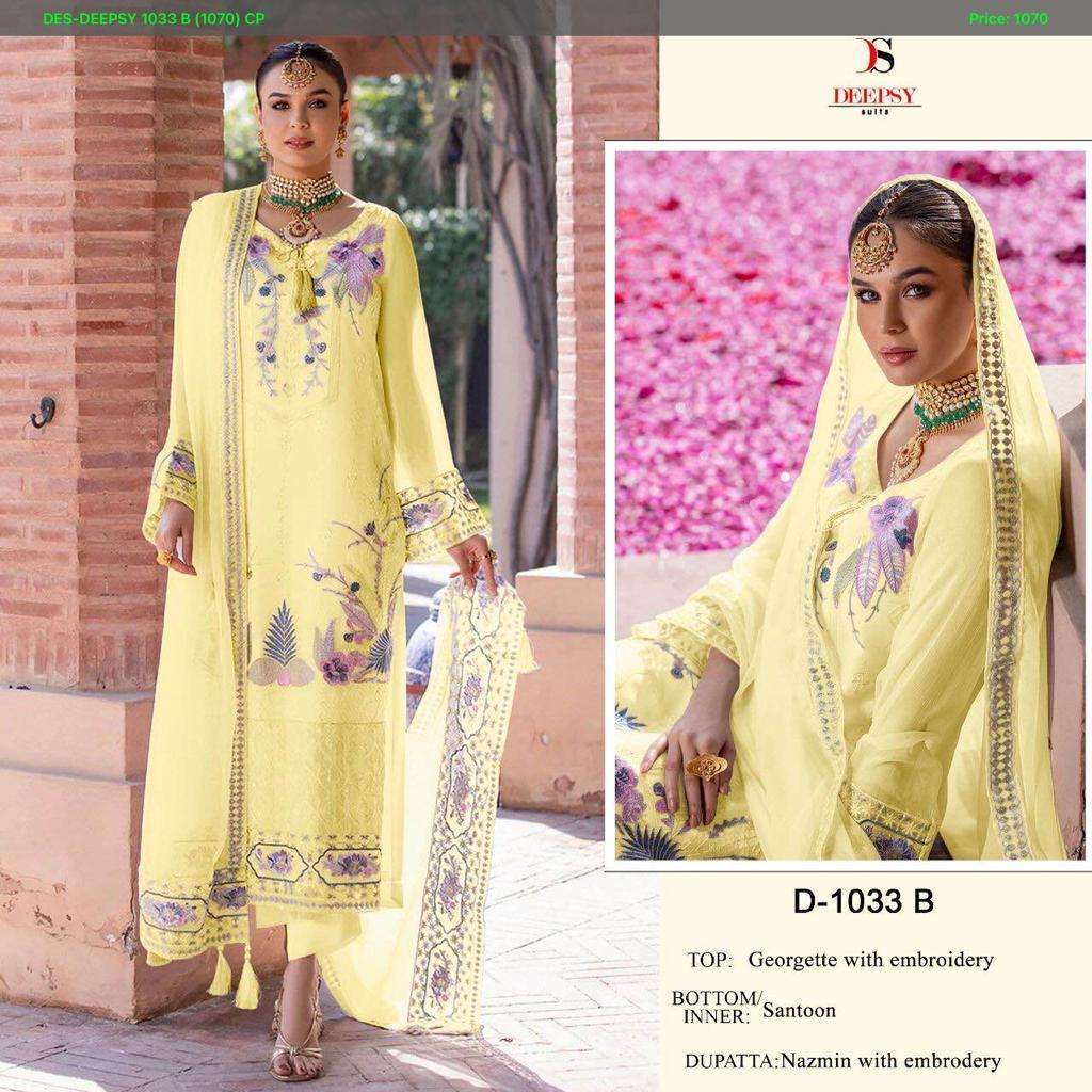 deepsy suits D-1033 designer georgette suit 