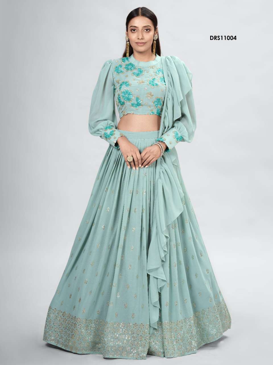 dresstive vol 5 series 11001-11009 georgette lehenga 