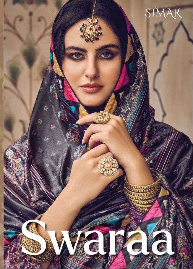 glossy swaraa series 6210-6215 pure velvet suit 