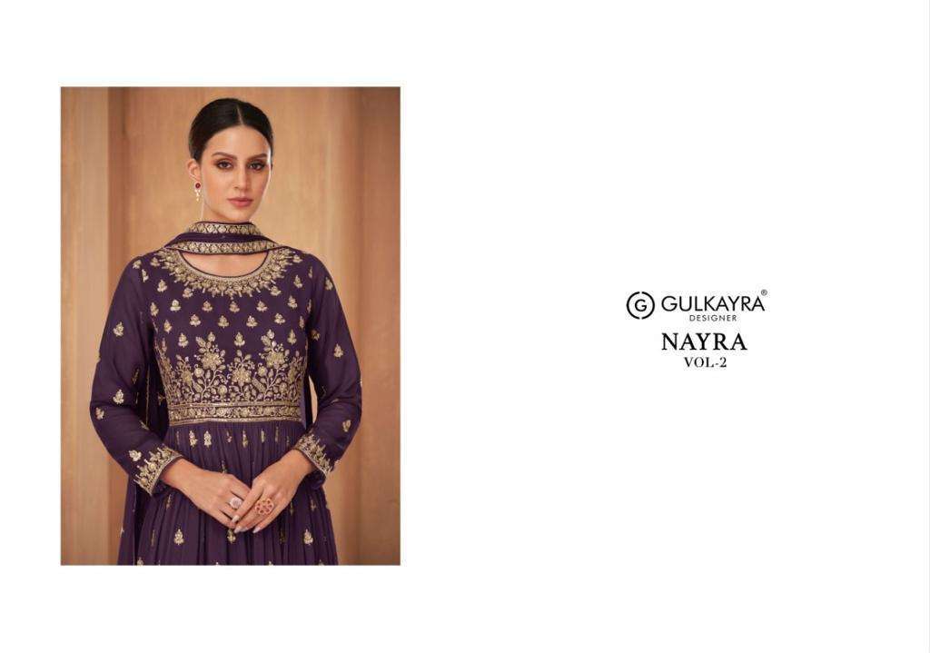 gulkayra nayra vol 2 series 7185 Blooming georgette suit