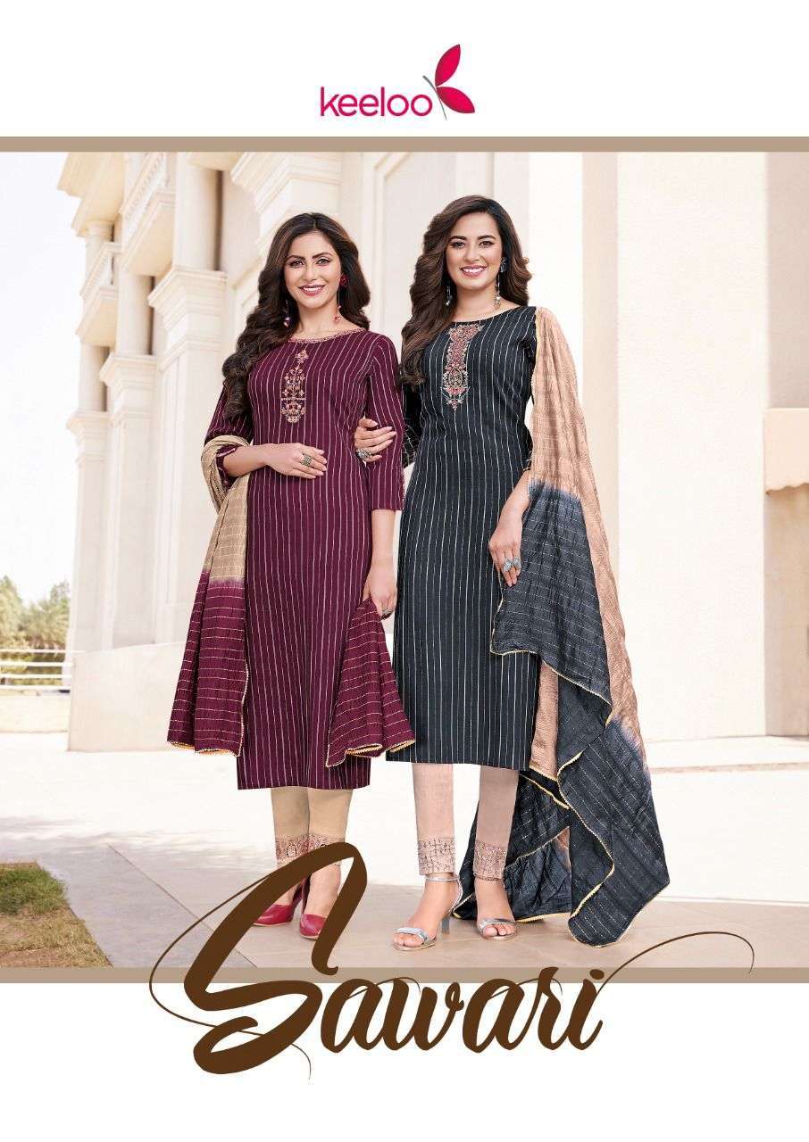 keeloo sawari vol 1 series 1001-1006 viscose readymade suit