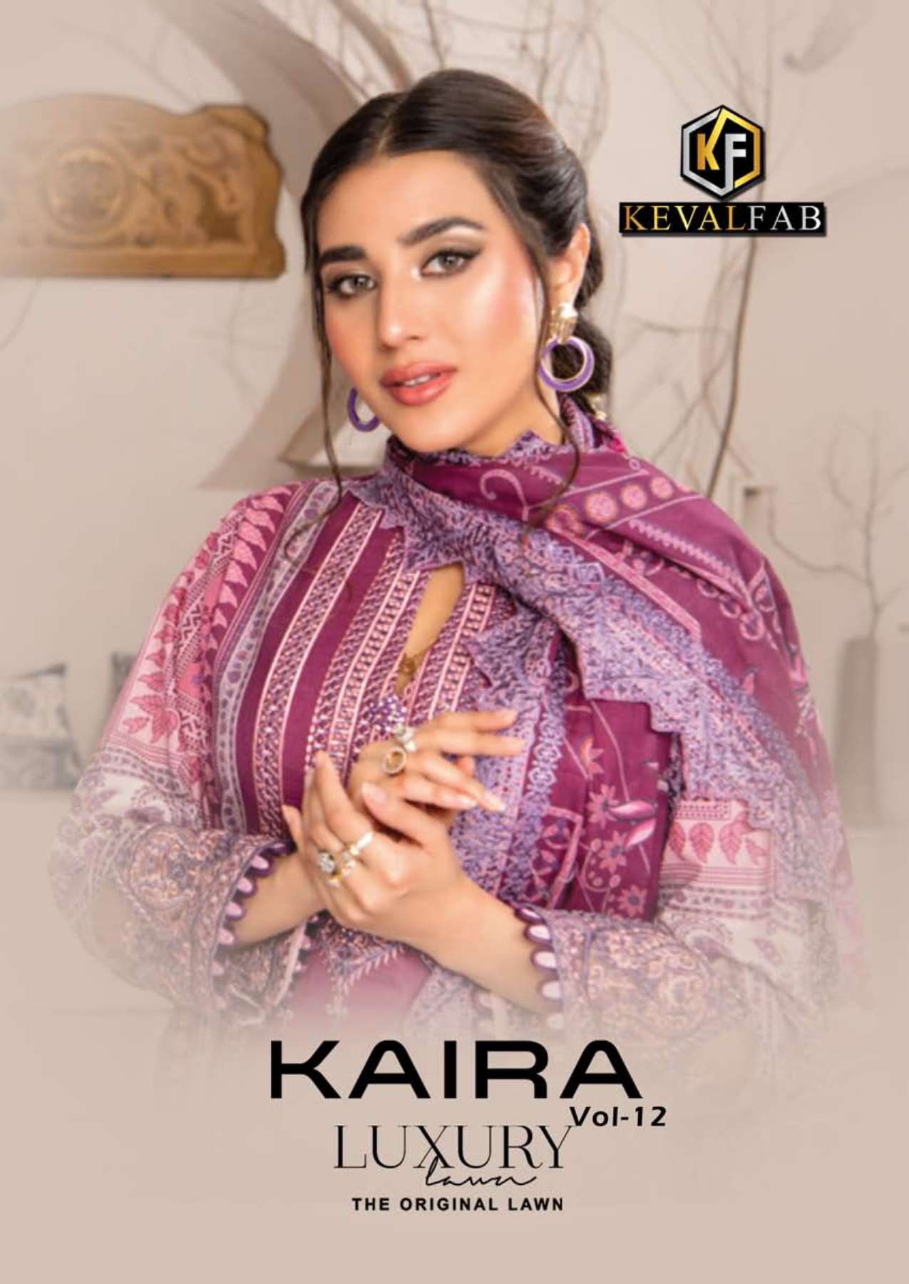 Keval Kaira Vol-12 series 1201-1204  Pure Cotton suit