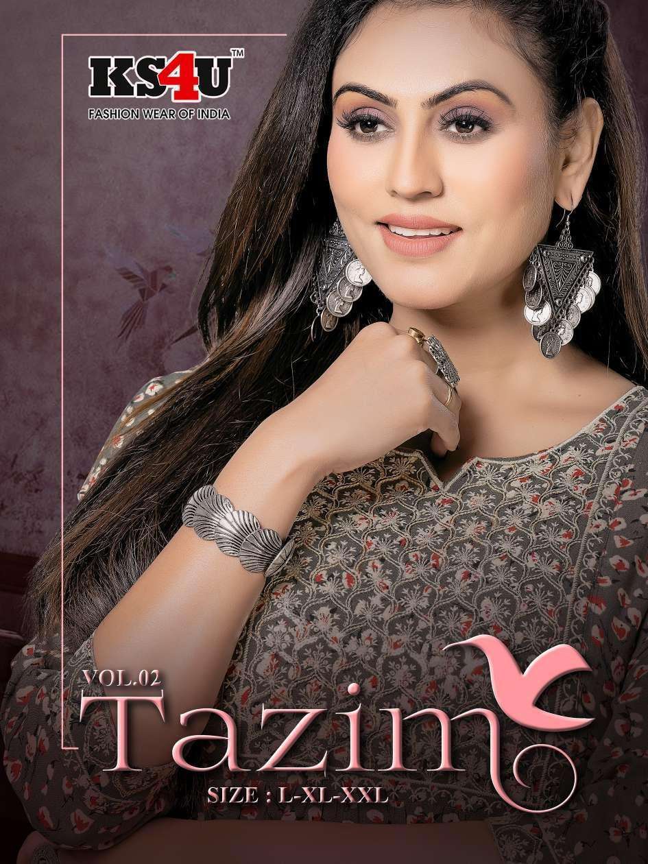 ks4u tazim vol 2 series 201-204 fancy kurti 