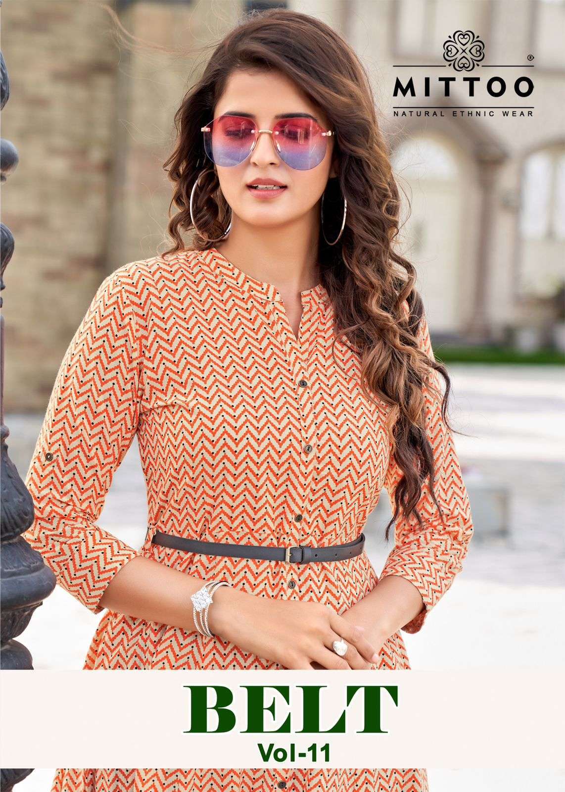 mittoo belt vol 11 series 1124-1129 Rayon Print kurti