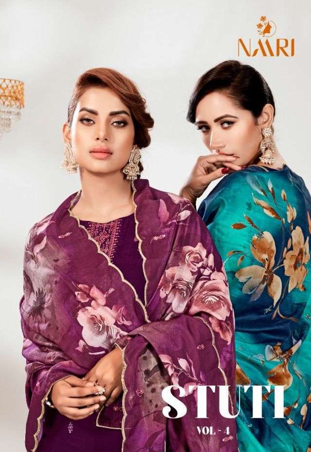 naari stuti vol 4 series 4001-4005 pure silk suit 