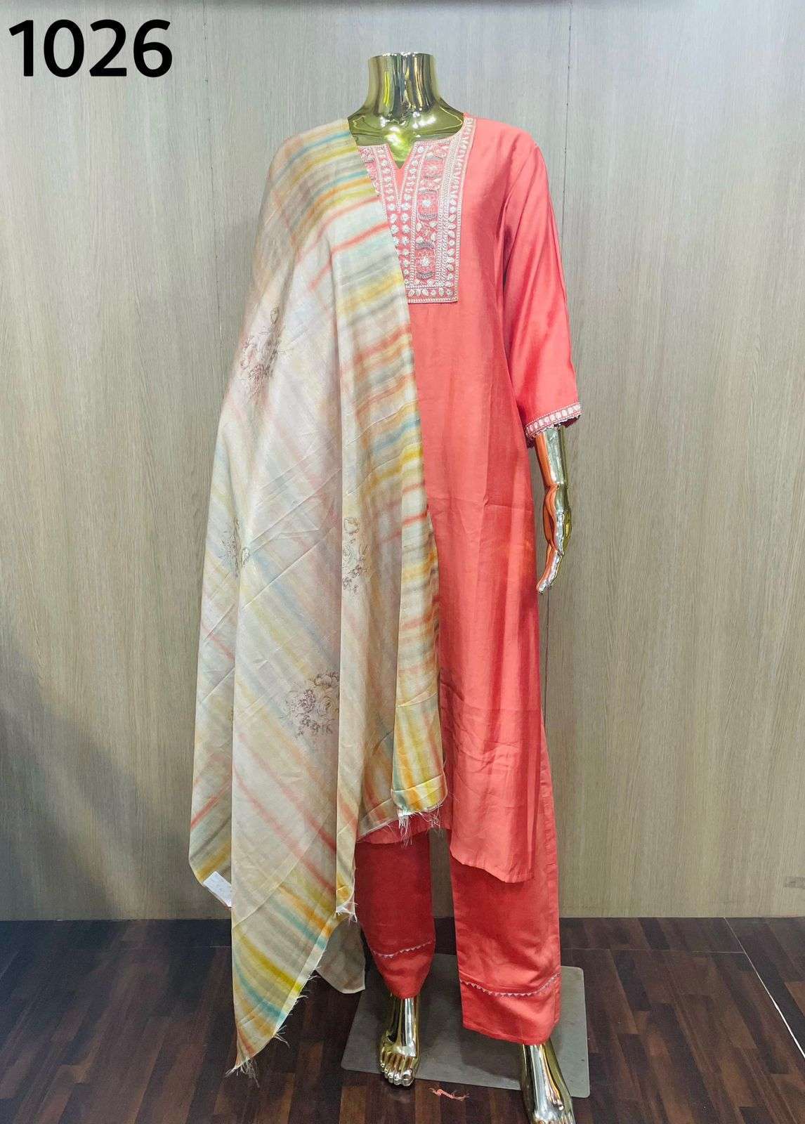 pr 1026 viscose readymade tiki work suit 