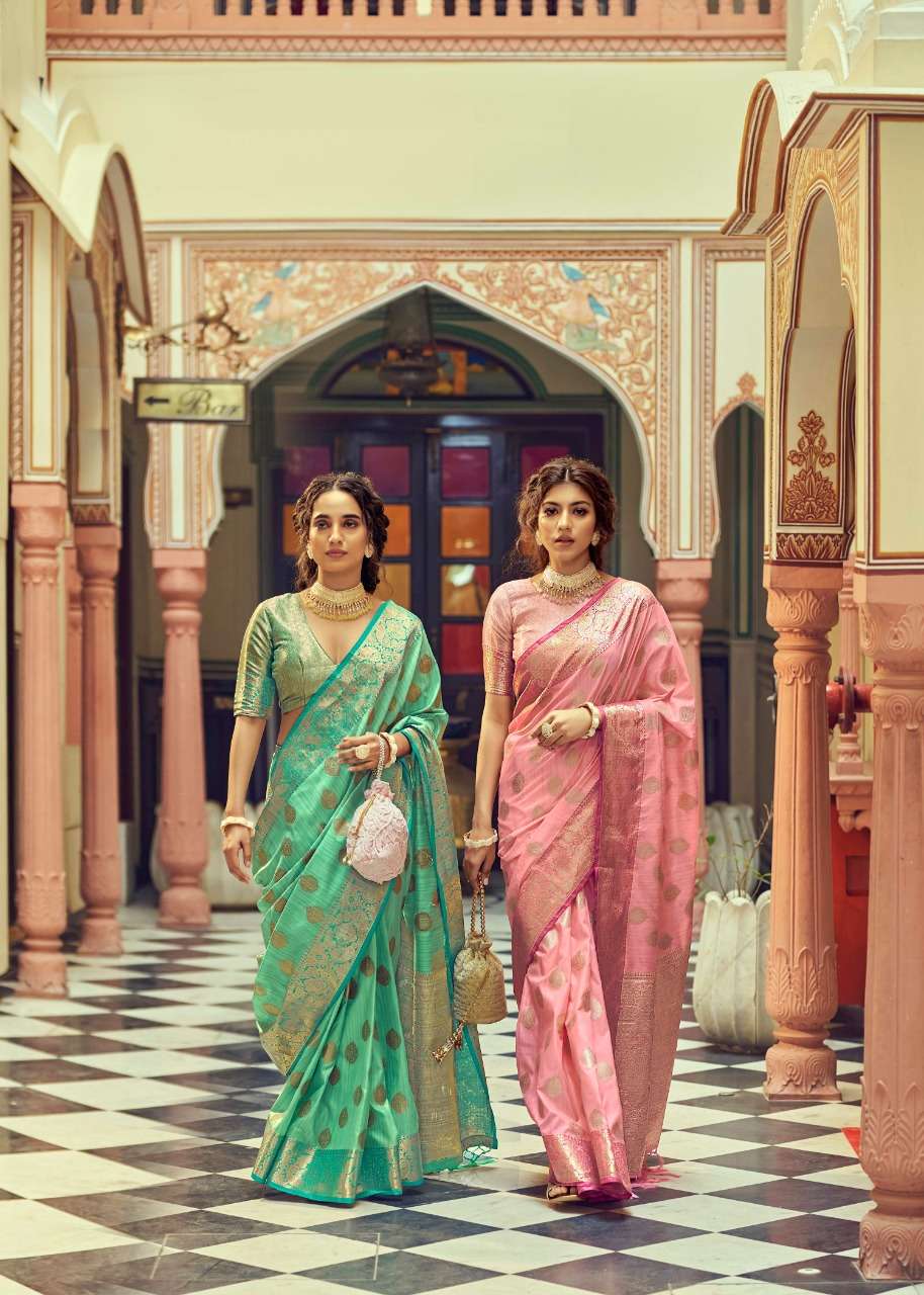 rajpath annalise designer soft tussar weaving saree 