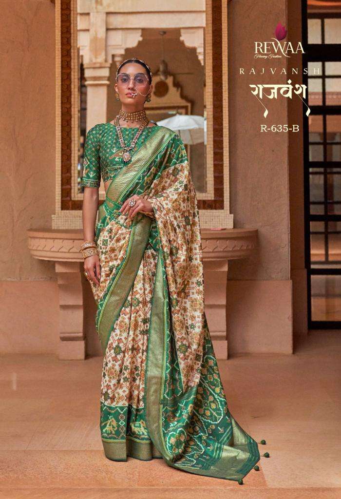 rewaa rajvansh designer pure viscose silk saree 