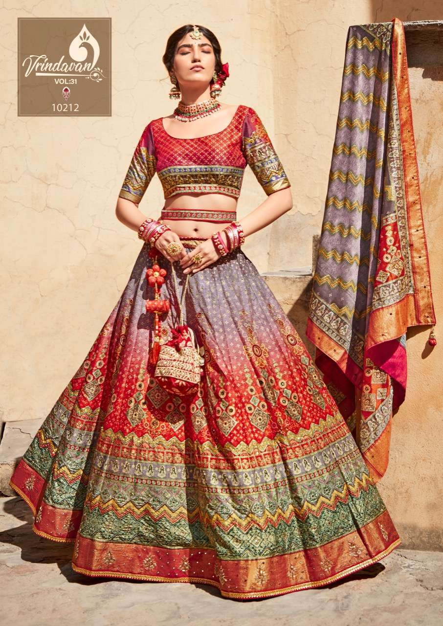 royal vrindavan vol 31 series 10205-10215 silk lehenga 